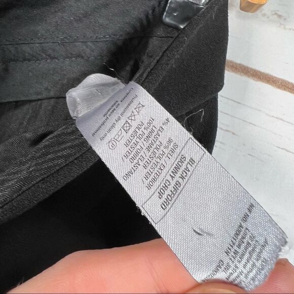 🎇TOP Man Black Skinny Cropped Trousers Size 32 - Picture 13 of 13